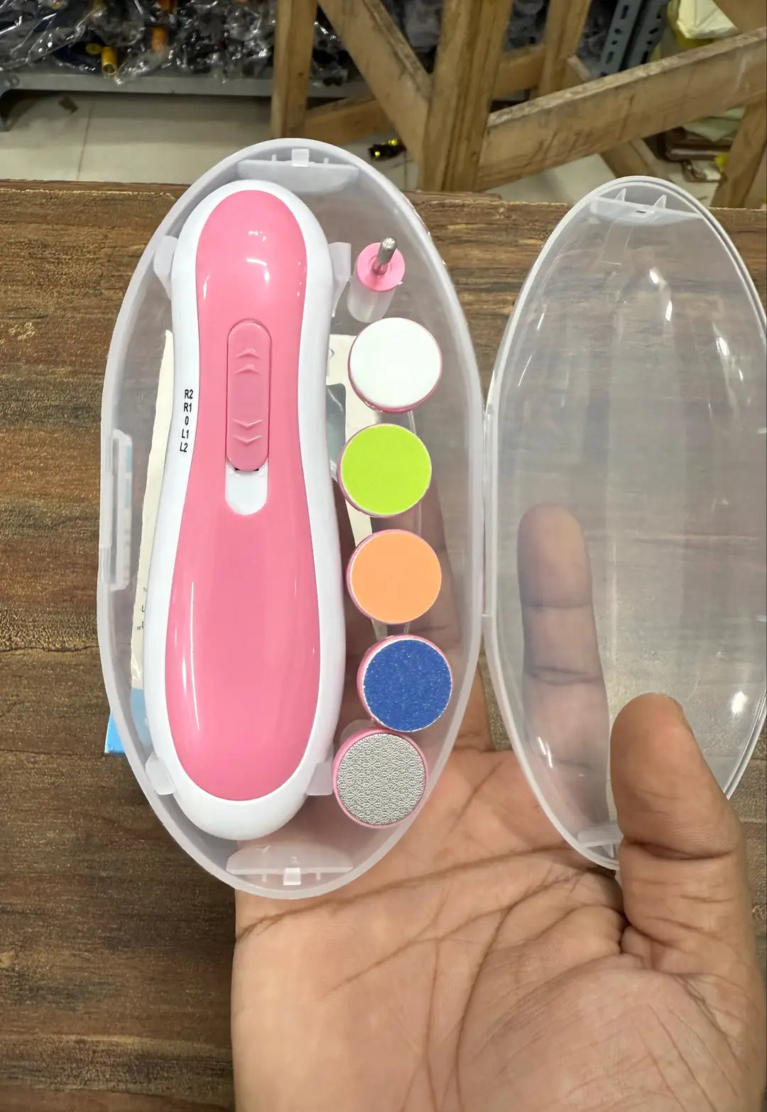Baby Electric Nail Grinder for Newborns & Kids | Safe, Quiet USB Rechargeable Nail Trimmer Kit