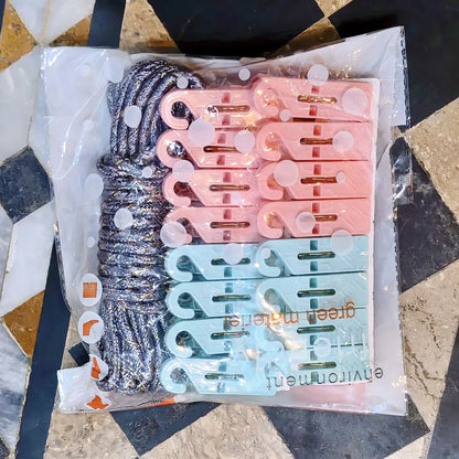 Stylish And Functional Designs Cloth Hanging Clips Pack