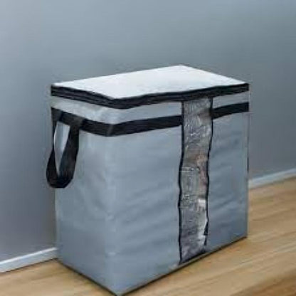 Grey Non-Woven Storage Bags 4-Piece Set