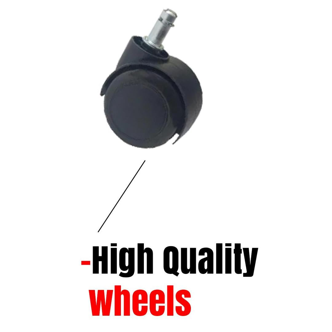Black Iron Wardrobe Organizer with Wheels & Shoe Rack