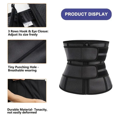 Waist Trainer Slimming Belt Body Shaper – Tummy Control & Waist Trimmer for Men & Women (Size 2Xl)