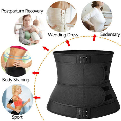 Waist Trainer Slimming Belt Body Shaper – Tummy Control & Waist Trimmer for Men & Women (Size 2Xl)