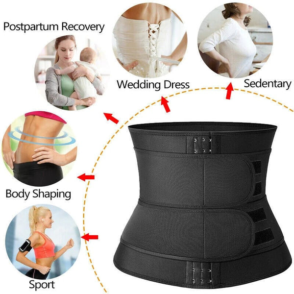 Waist Trainer Slimming Belt Body Shaper – Tummy Control & Waist Trimmer for Men & Women (Size 2Xl)