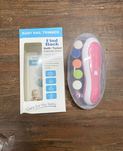 Baby Electric Nail Grinder for Newborns & Kids | Safe, Quiet USB Rechargeable Nail Trimmer Kit